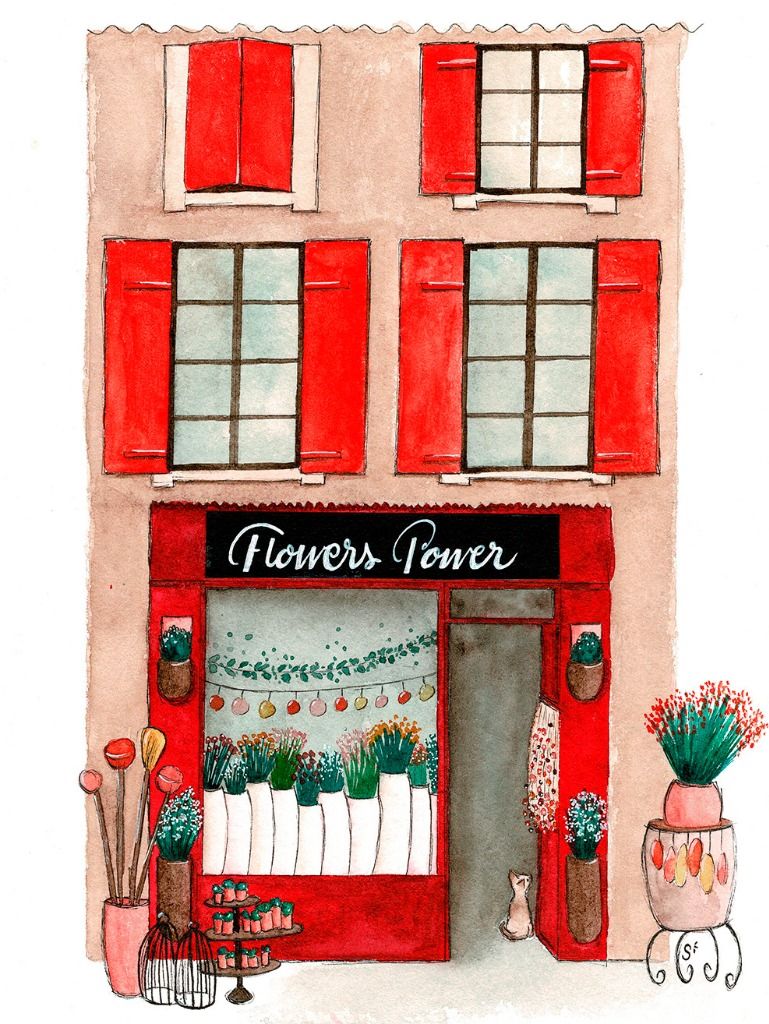 la boutique de fleurs
